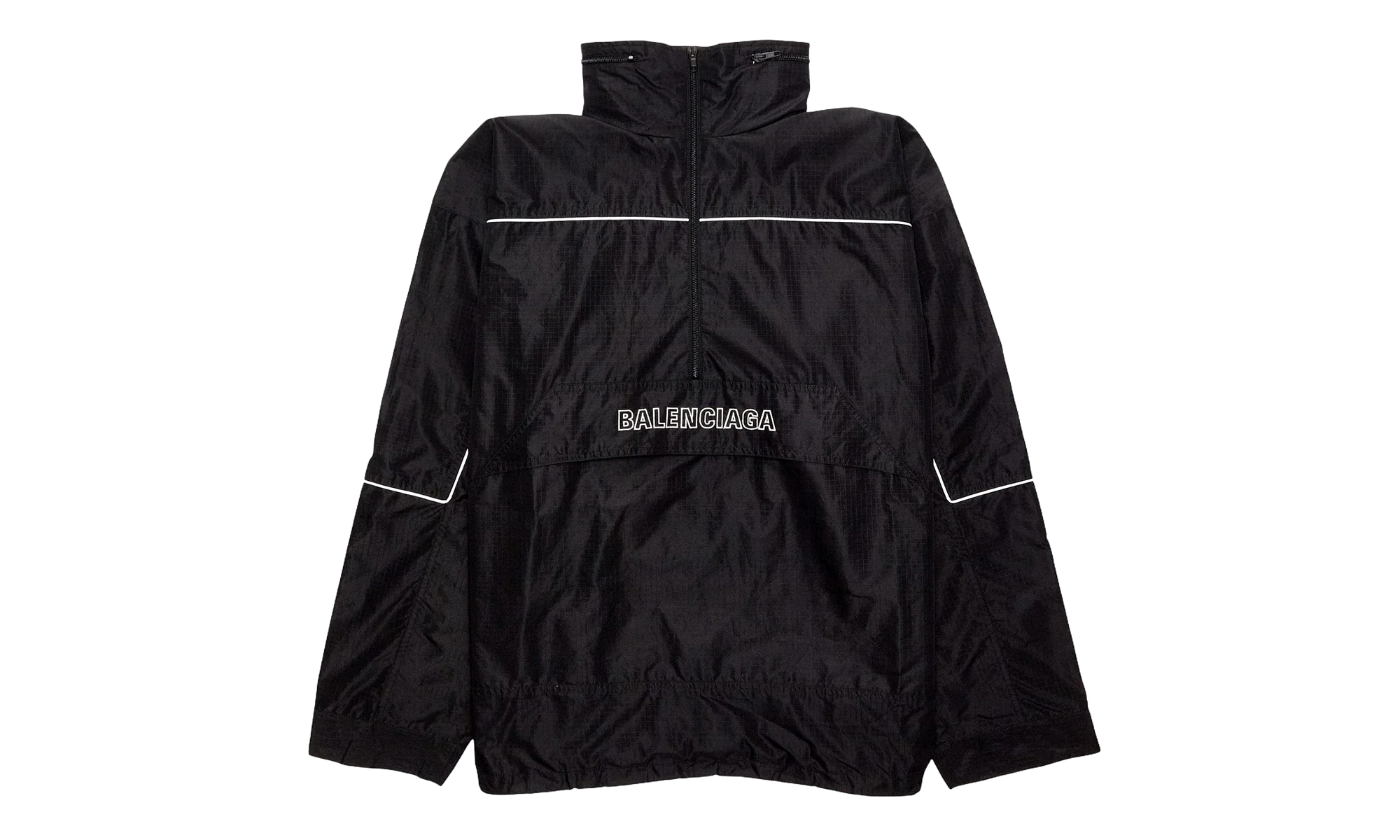 80s Ripstop Logo Windbreaker Jacket "Black" 556229 TYD33 1000