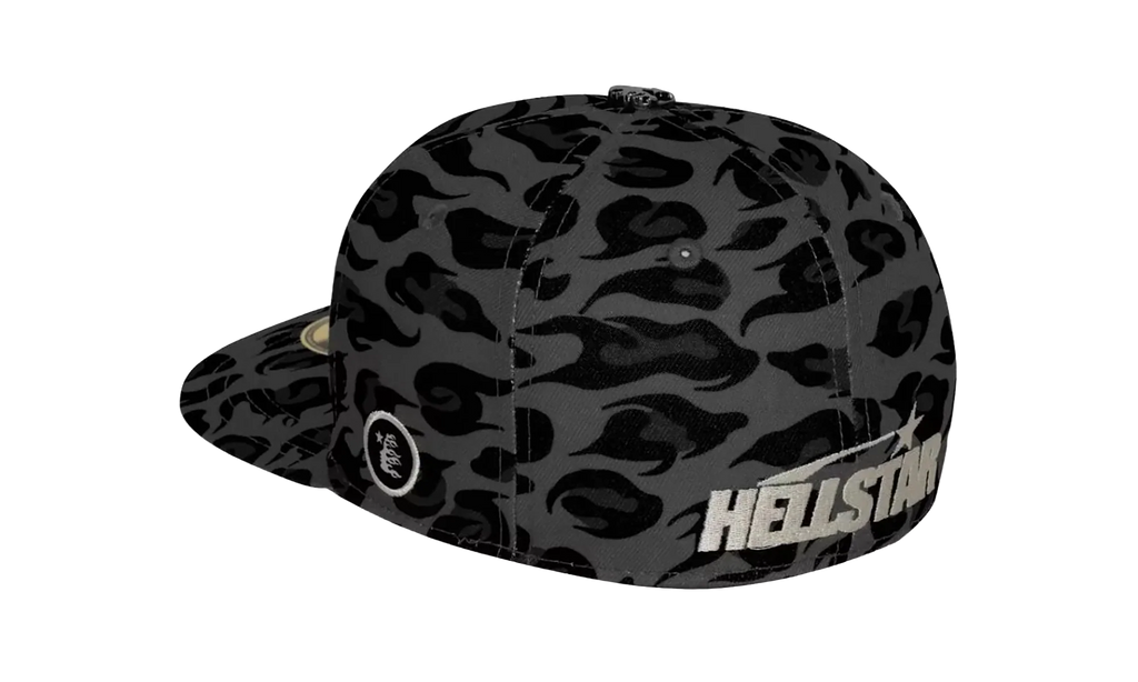 Cheetah Print Fitted Hat "Black" HSR094