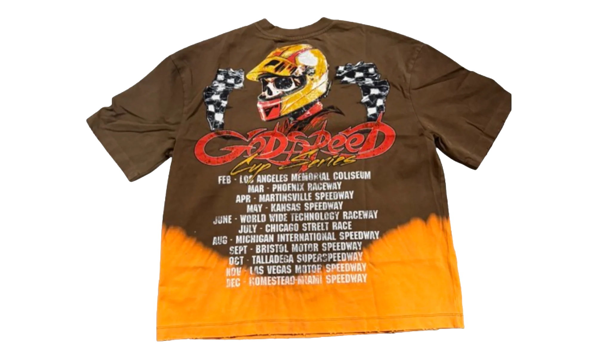 FTW Tee "Brown Bleached Wash" GS034