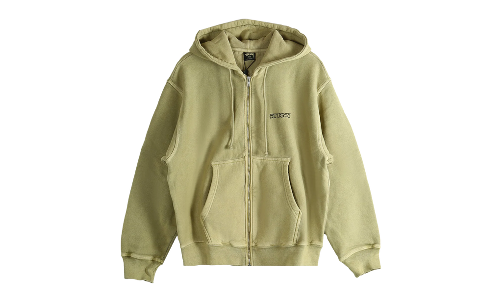 Jumbo Pig Dyed Zip Hoodie "ELM" 1975078 ELMM