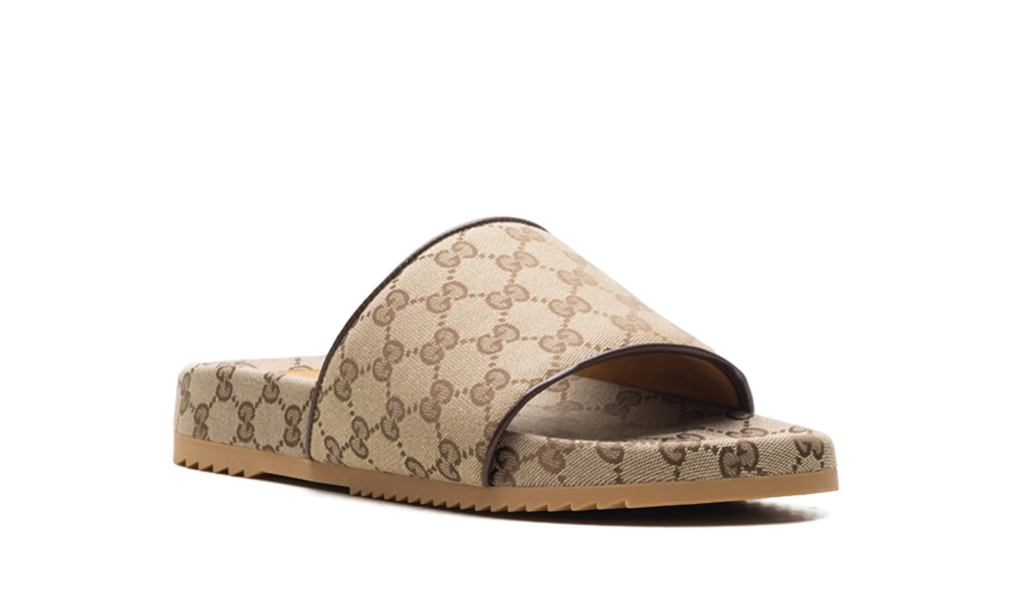 GG Slide "Beige Canvas" 624695 H6320 9763