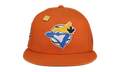 59FIFTY Toronto Blue Jays 1993 World Series Patch Fitted Hat "Orange / Blue" 123451292330