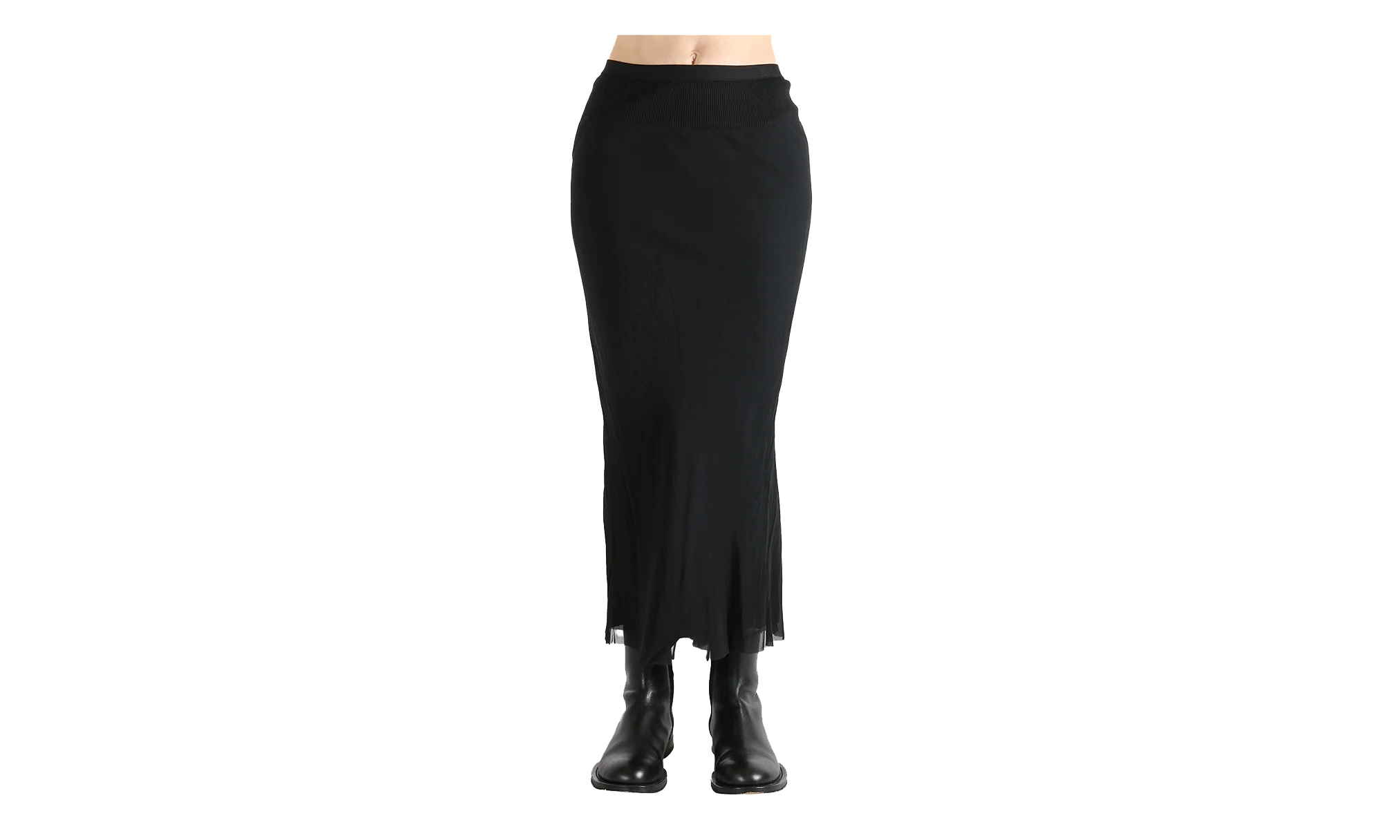 Gonna Calf Bias Skirt WMNS "Black" RP01F6334 G 09