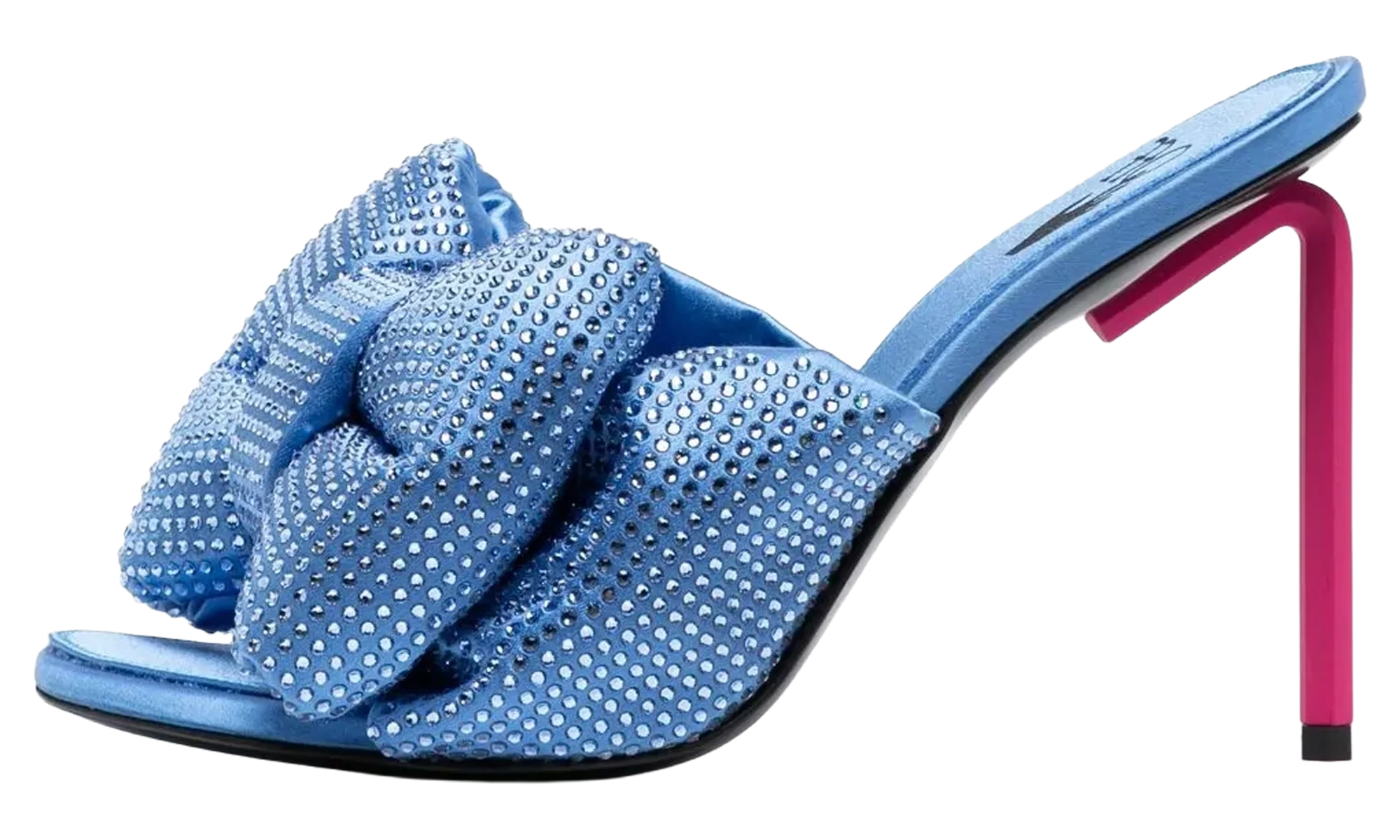 Strass Bow Pop Allen Mule WMNS "Blue Fuchsia" OWIJ015F22FAB0024532