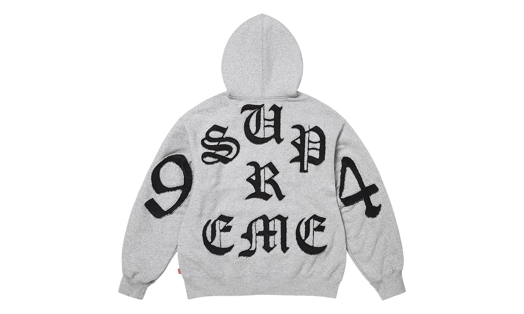 Cut Out Zip Up Sweatshirt "SS26 - Grey" SU27154