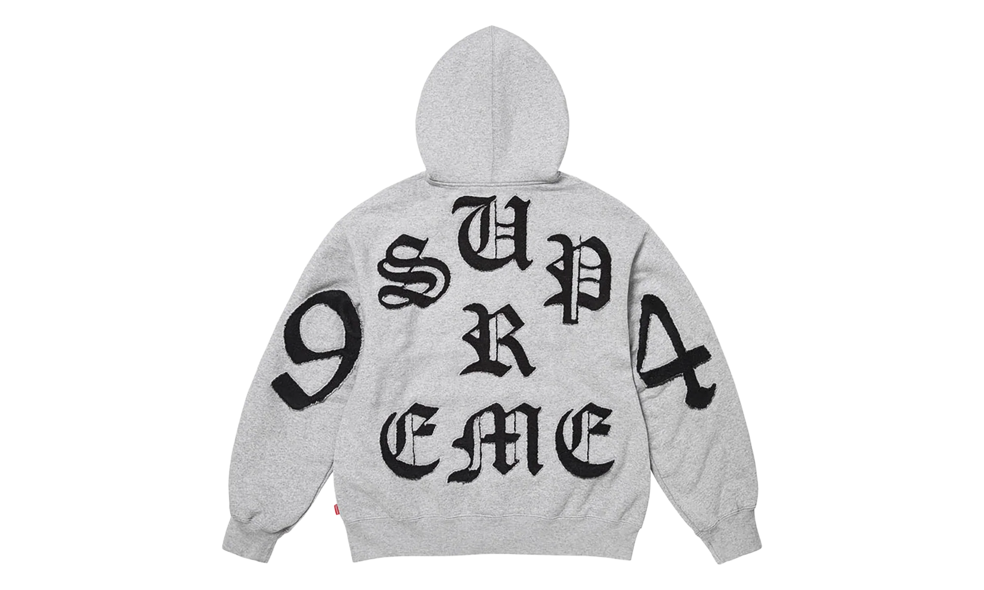 Cut Out Zip Up Sweatshirt "SS26 - Grey" SU27154