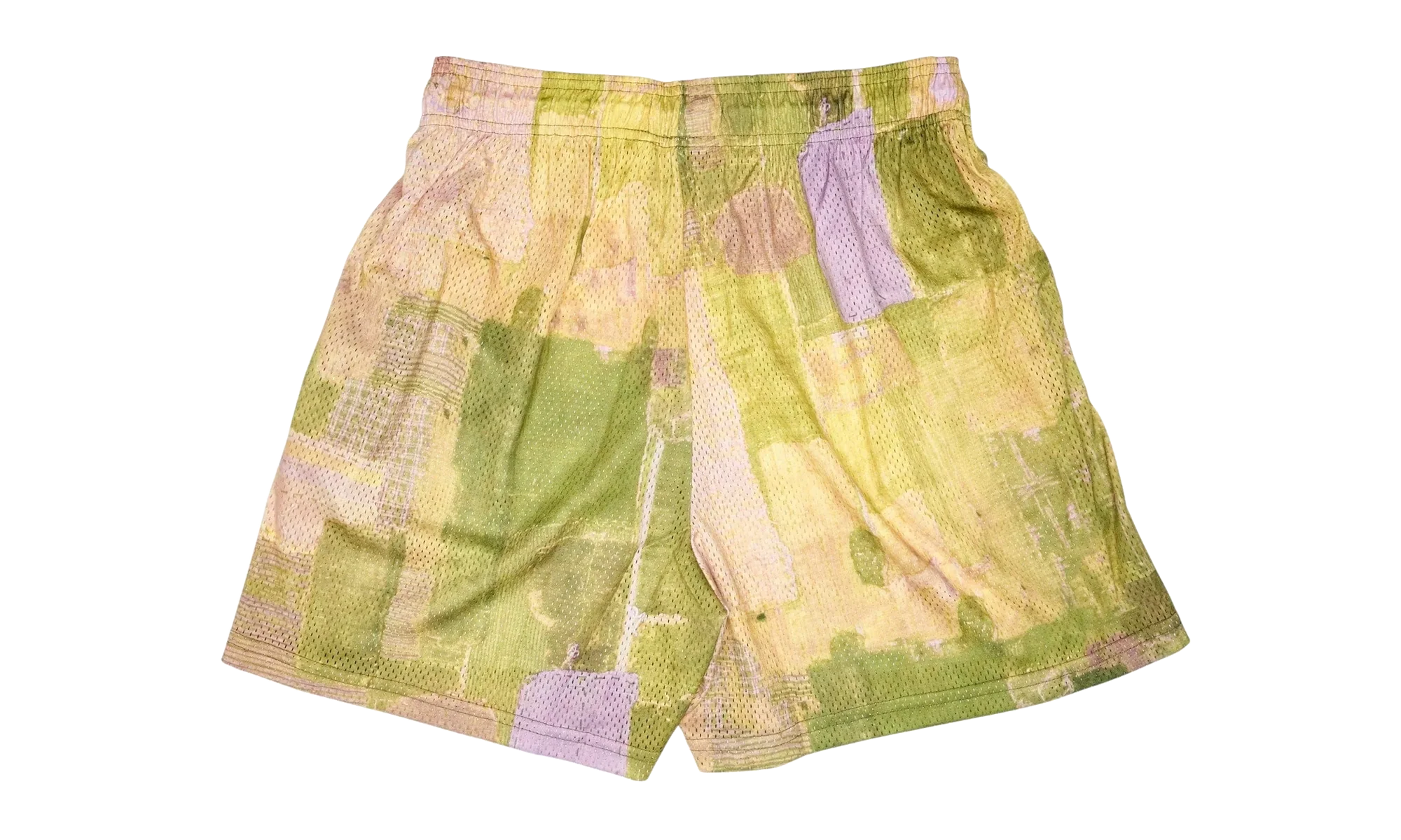 EE Basic Shorts "Yellow Boro Patchwork" EE146