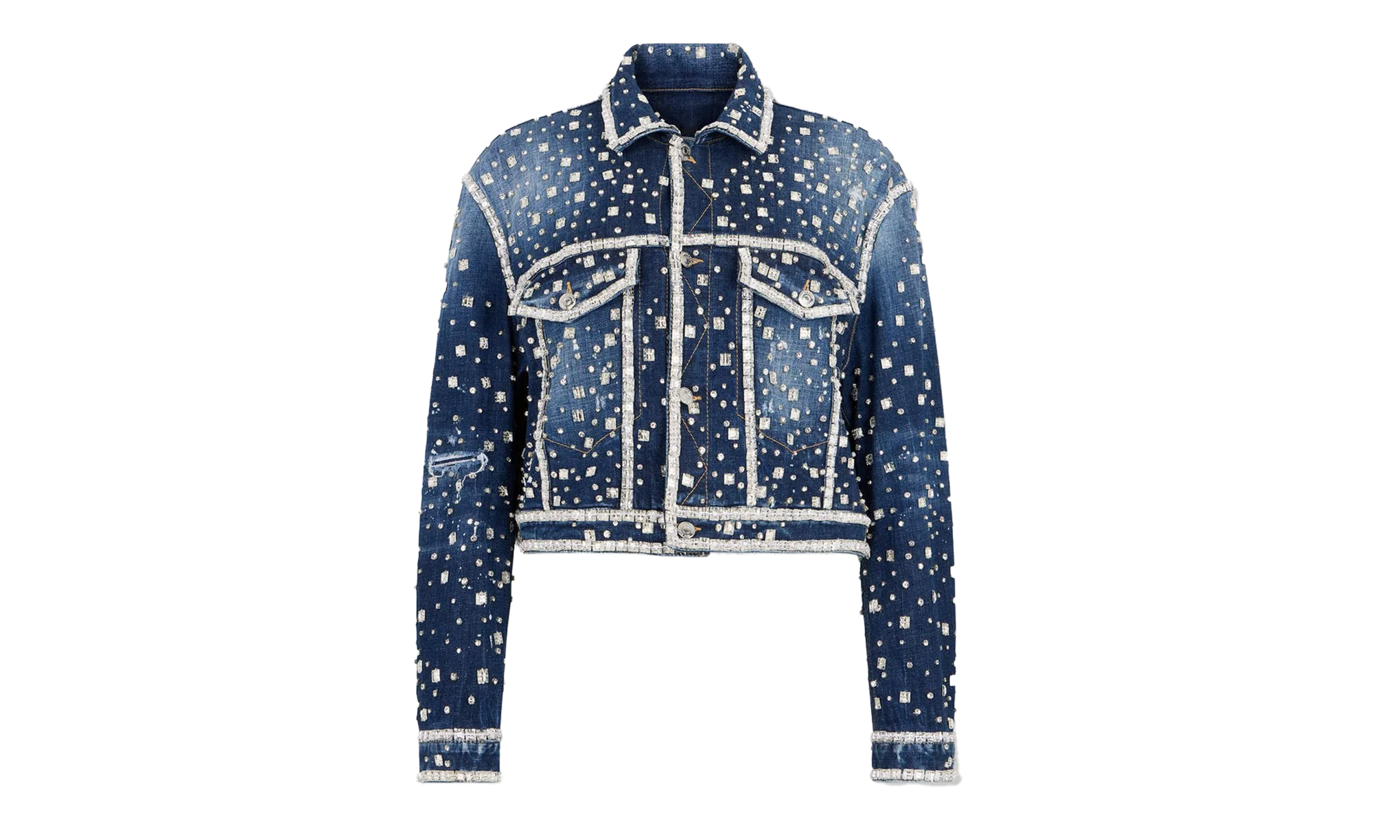Discoball Boxy Jean Jacket "Navy Blue" S72AM1098S30664470