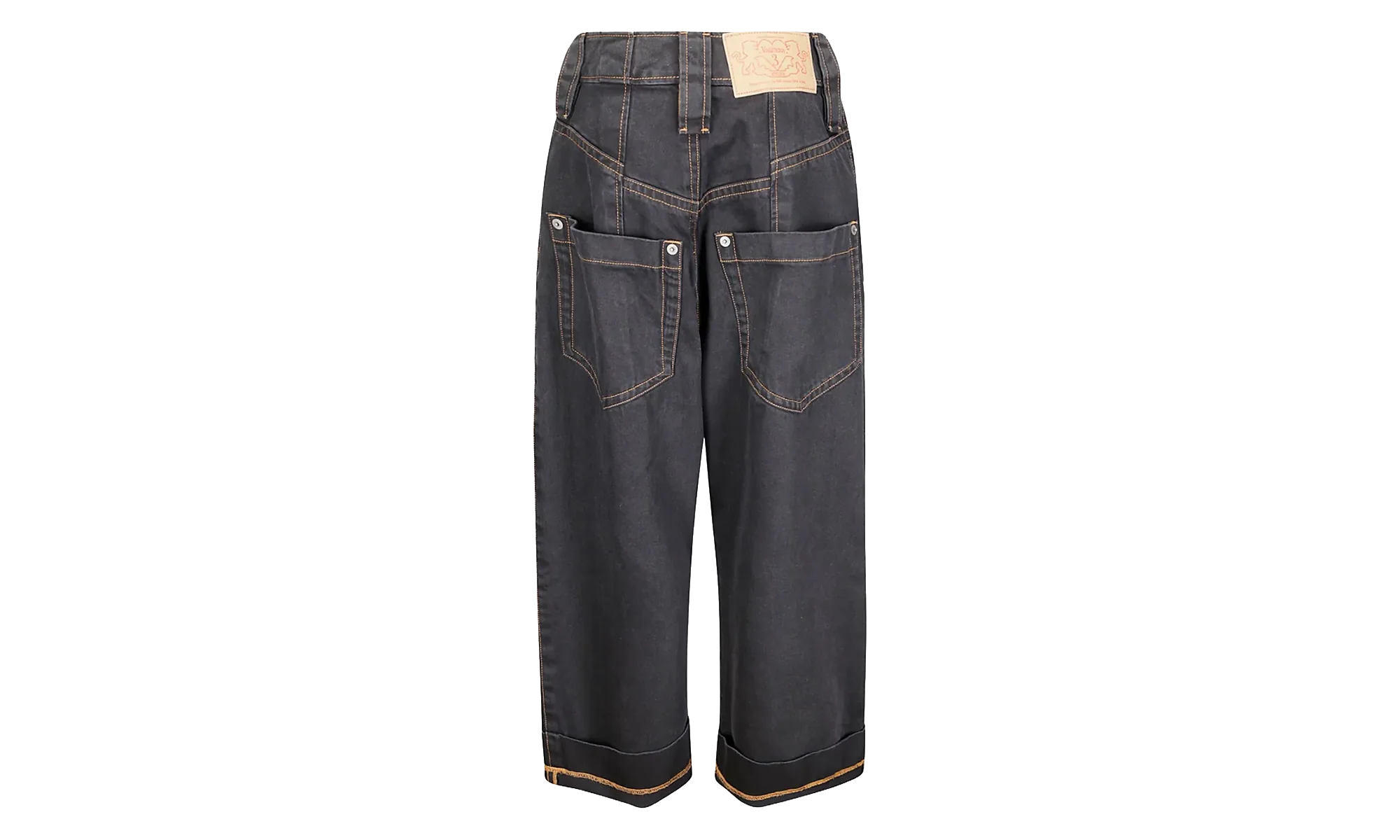 Wide Leg Baby Jeans "Black" VAQ10P003
