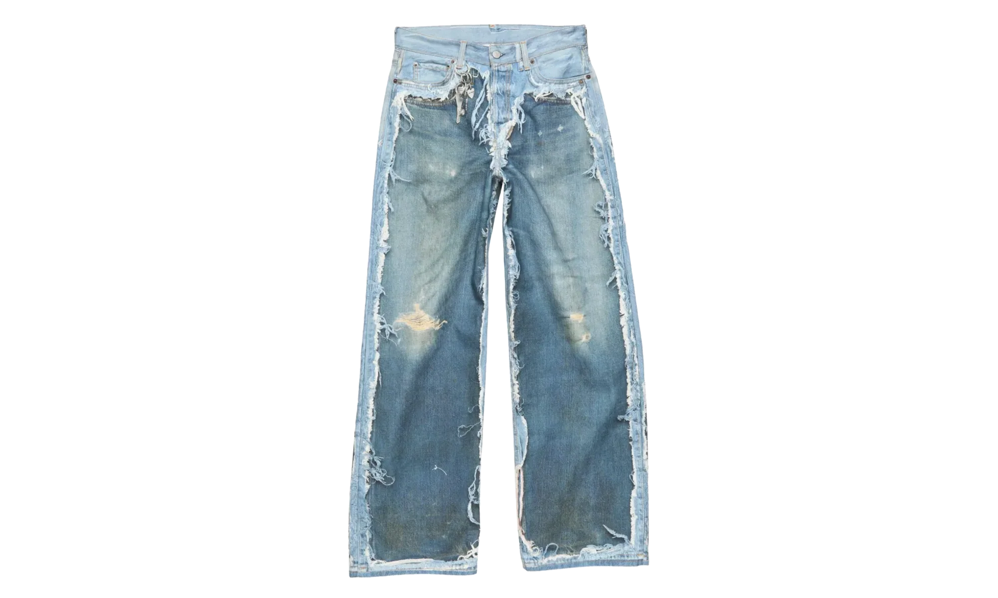 Trashed Trompe L'Oeil Jeans "Mid Blue" CK0140AUZ
