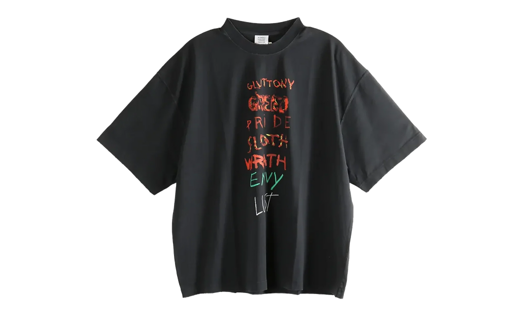 7 Sins T-Shirt "Black" ME76TR196BX BLAC