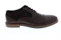 Ben Sherman Birk Cap Toe BNM00023 Mens Brown Leather Lace Up Oxfords Shoes