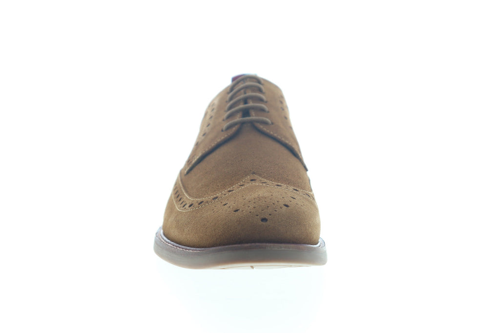 Ben Sherman Birk Long Wing BNM00025 Mens Brown Suede Wingtip Oxfords Shoes