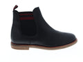 Ben Sherman Birk Chelsea BNM00055 Mens Black Leather Mid-Calf Slip On Boots