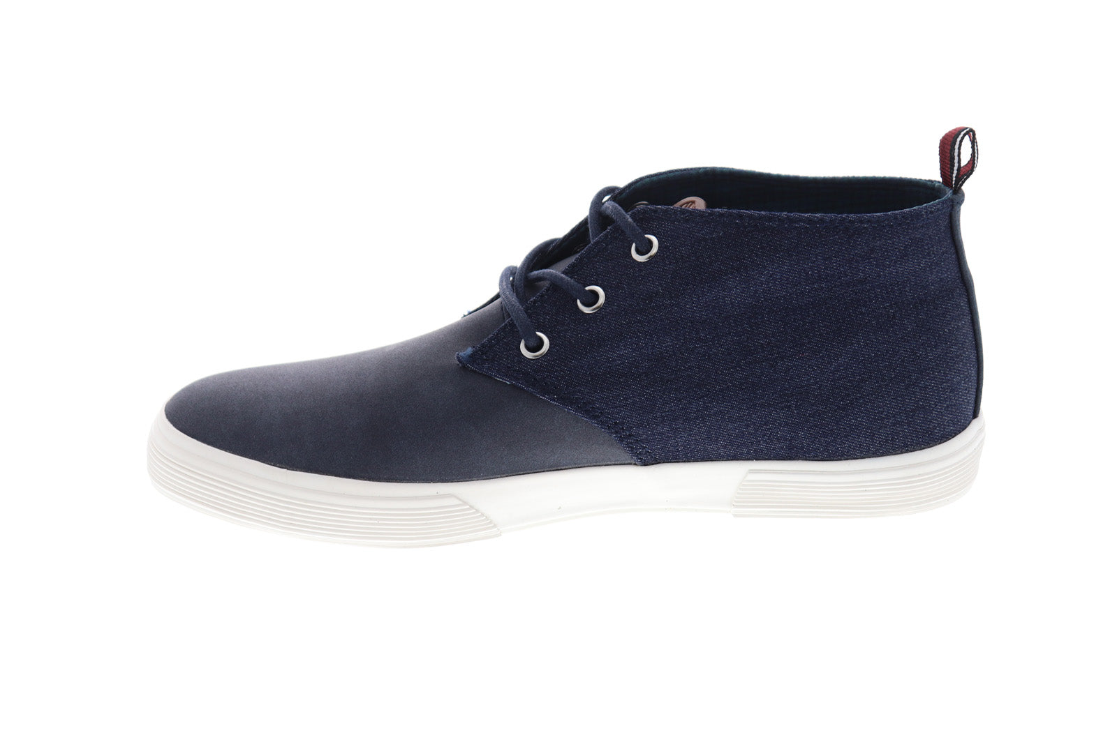 Ben Sherman Bradford BNM00060 Mens Blue Canvas Mid Top Lifestyle Sneakers Shoes