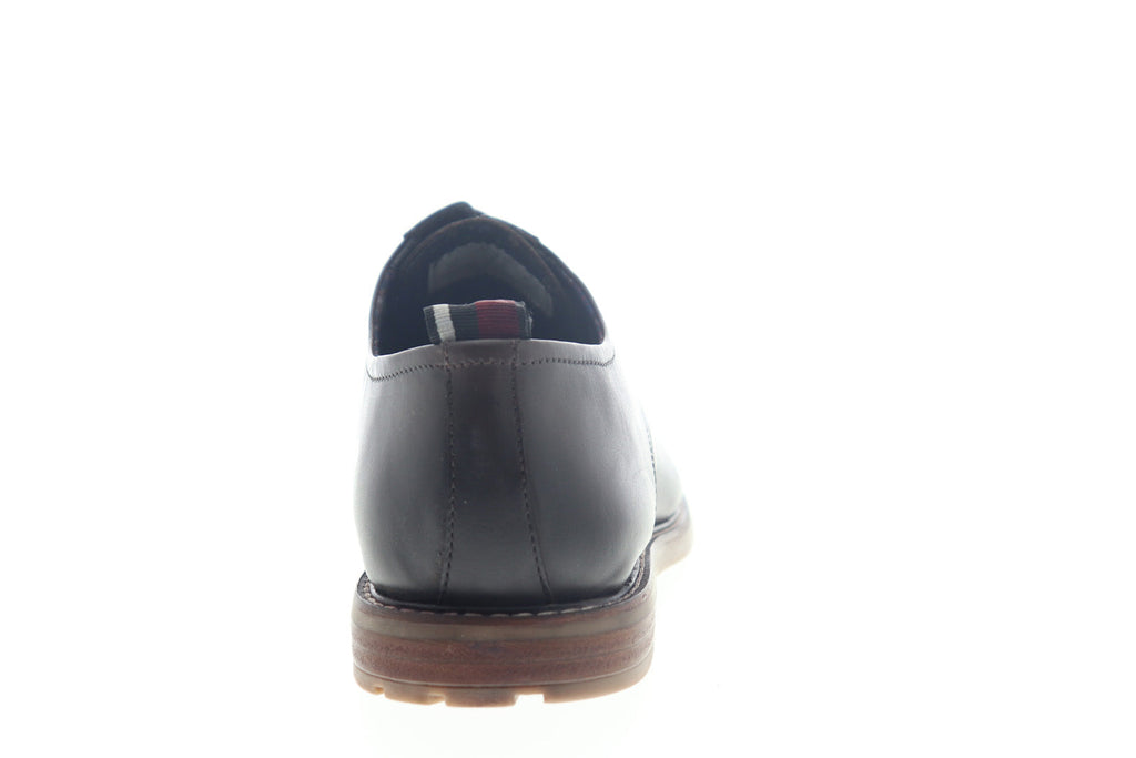 Ben Sherman Brent Plain Toe BNM00122 Mens Brown Leather Low Top Oxfords Shoes