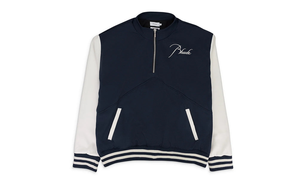 VARSITY PULLOVER SWEATER "Navy/White" PF22JA220633640364