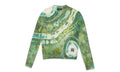 Ma Tie Dye Cashmere Crewneck Sweatshirt "Green" SS22MKL007_GREEN