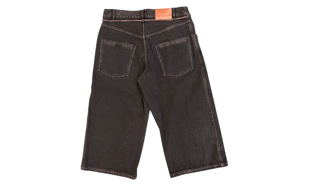 Long Denim Shorts "Black Fade Out" 261 MST055 FADEBLK