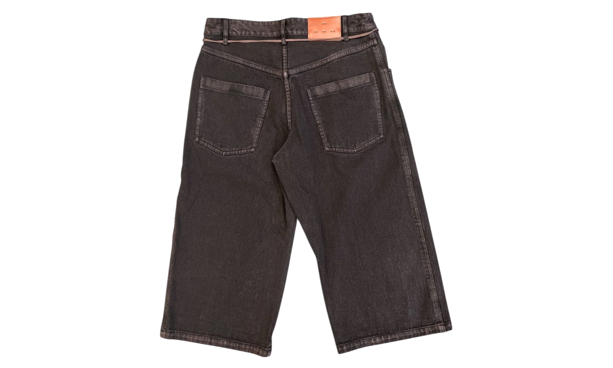 Long Denim Shorts "Black Fade Out" 261 MST055 FADEBLK