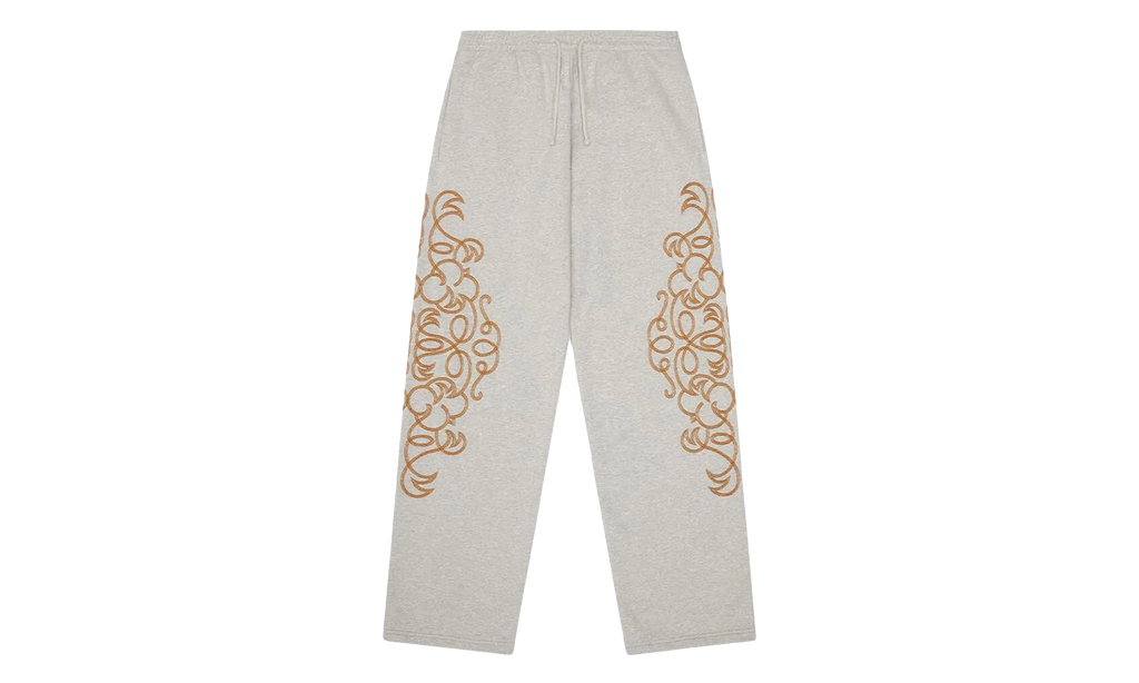Western Embroidered Sweatpants "Grey" DT583