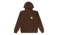 EE Basic Hoodie "Brown / White" EE135