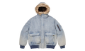 Reversible Faux Fur Hooded Work Jacket "SS26 - Denim" SU27009