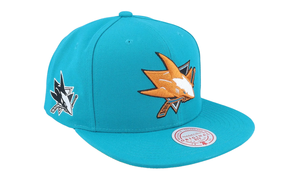 NHL Alternate Flip Snapback Cap "San Jose Sharks - Teal" 6HSSDX22015 SJSTEAL