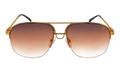 Collins Half Rim 24KT "Yellow Gold / Brown Triple Gradient" MPCL2 0002 54T5