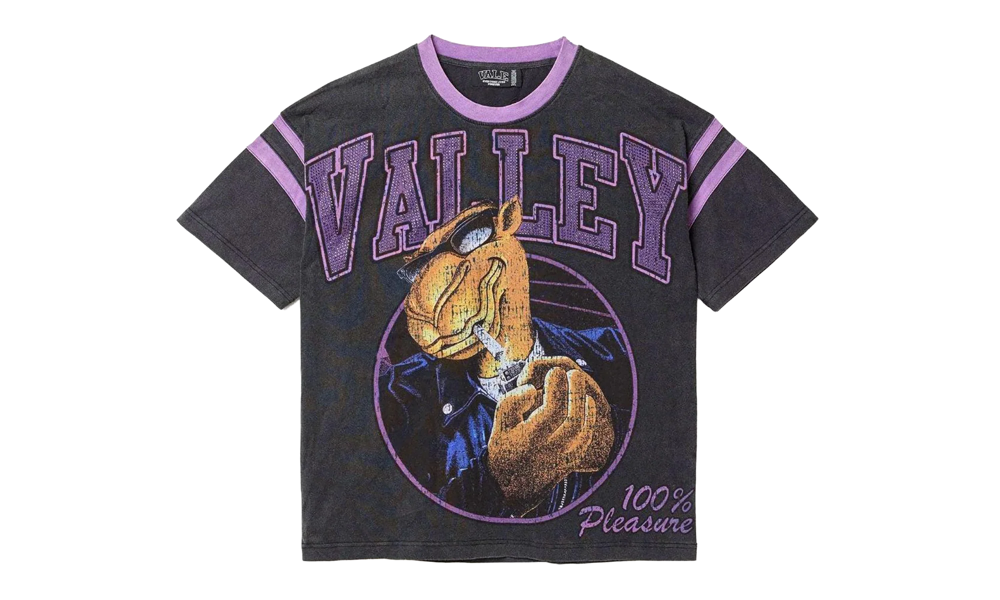 Vale Forever T-Shirt "Purple Rays Bling" VAL59