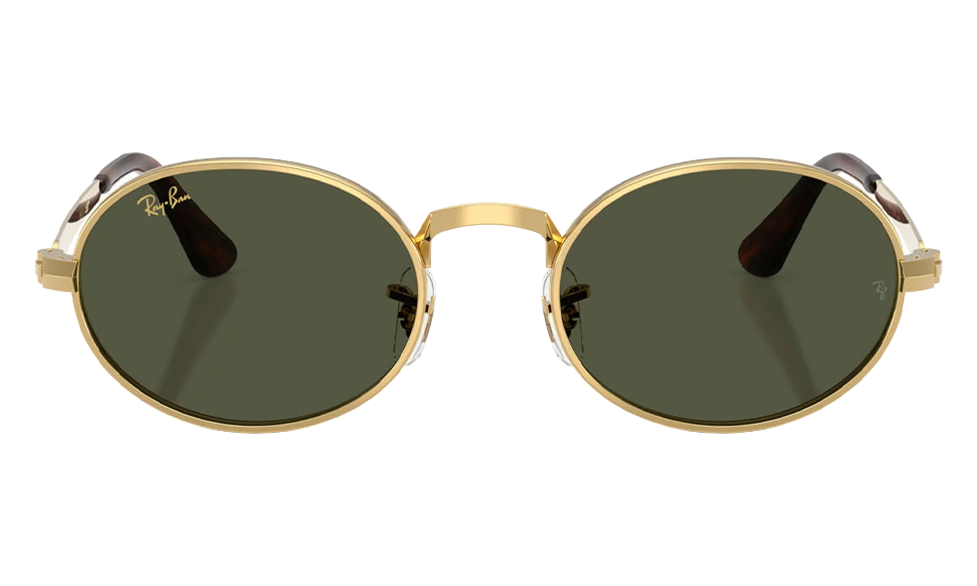 Ray-Ban Bold Metals "A$AP Rocky - Polished Arista Gold with Dark Green Lens" RB3931 001 31