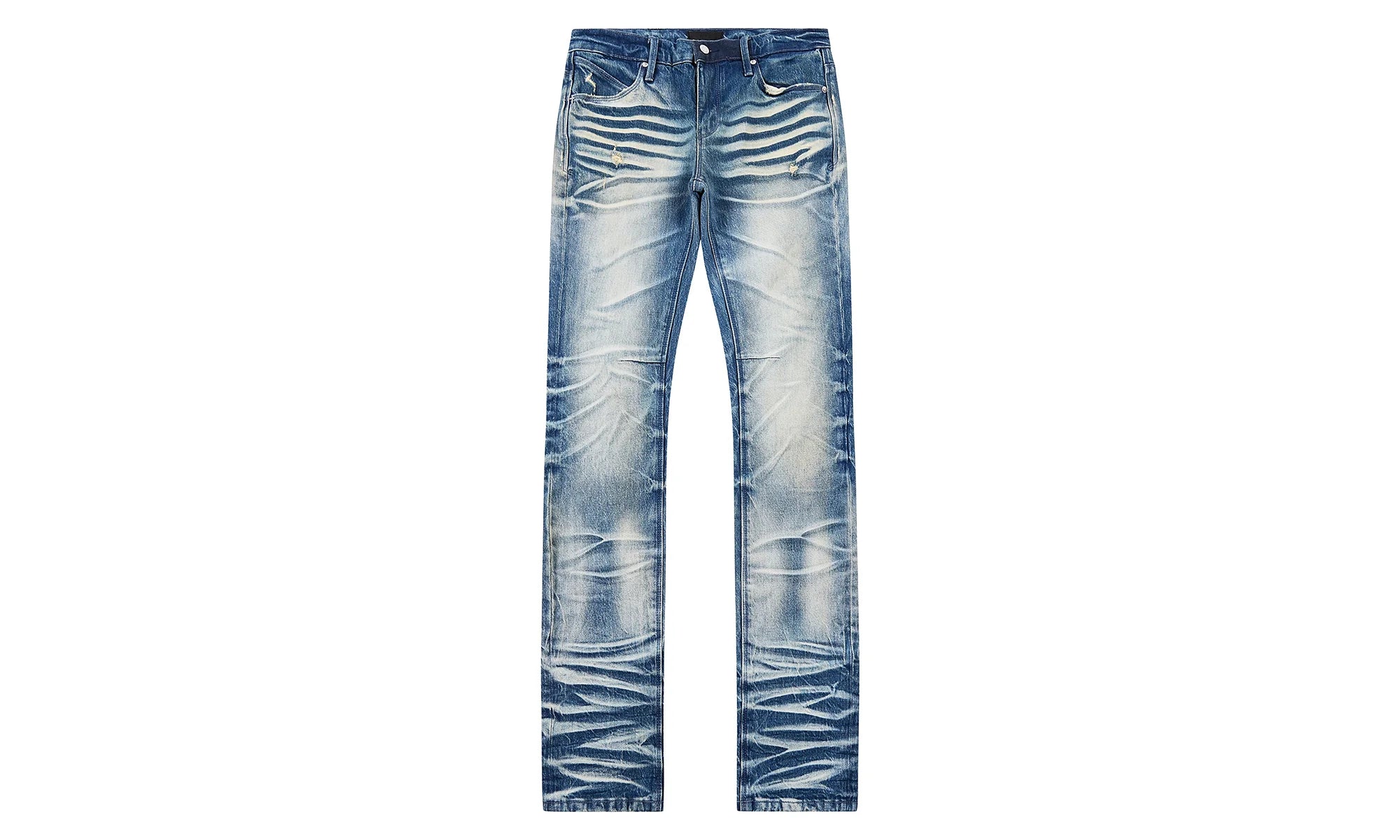 Clayton Stacked Medium Denim "Blue" B1182STMDB