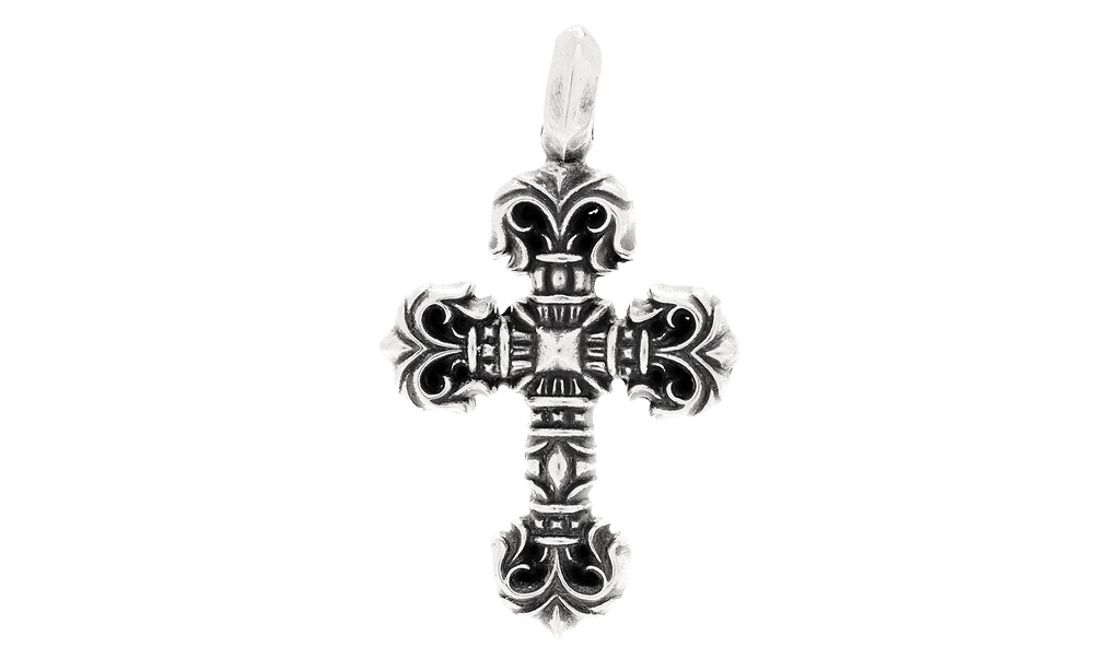 Filigree Cross Pendant "Extra Small - Sterling Silver" CHRM0795