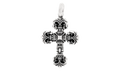 Filigree Cross Pendant "Extra Small - Sterling Silver" CHRM0795