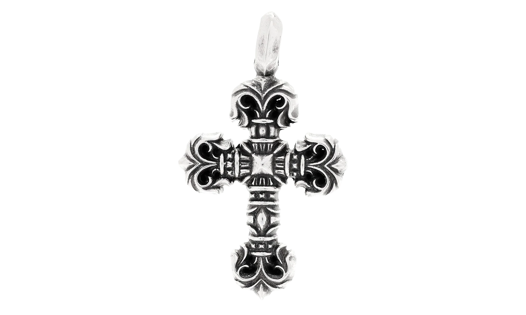 Filigree Cross Pendant "Extra Small - Sterling Silver" CHRM0795