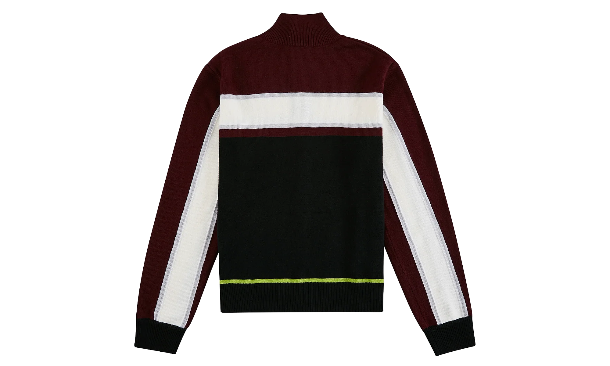 Stripe Merino Knit Track Jacket "Black" M P26 KW 1176 01