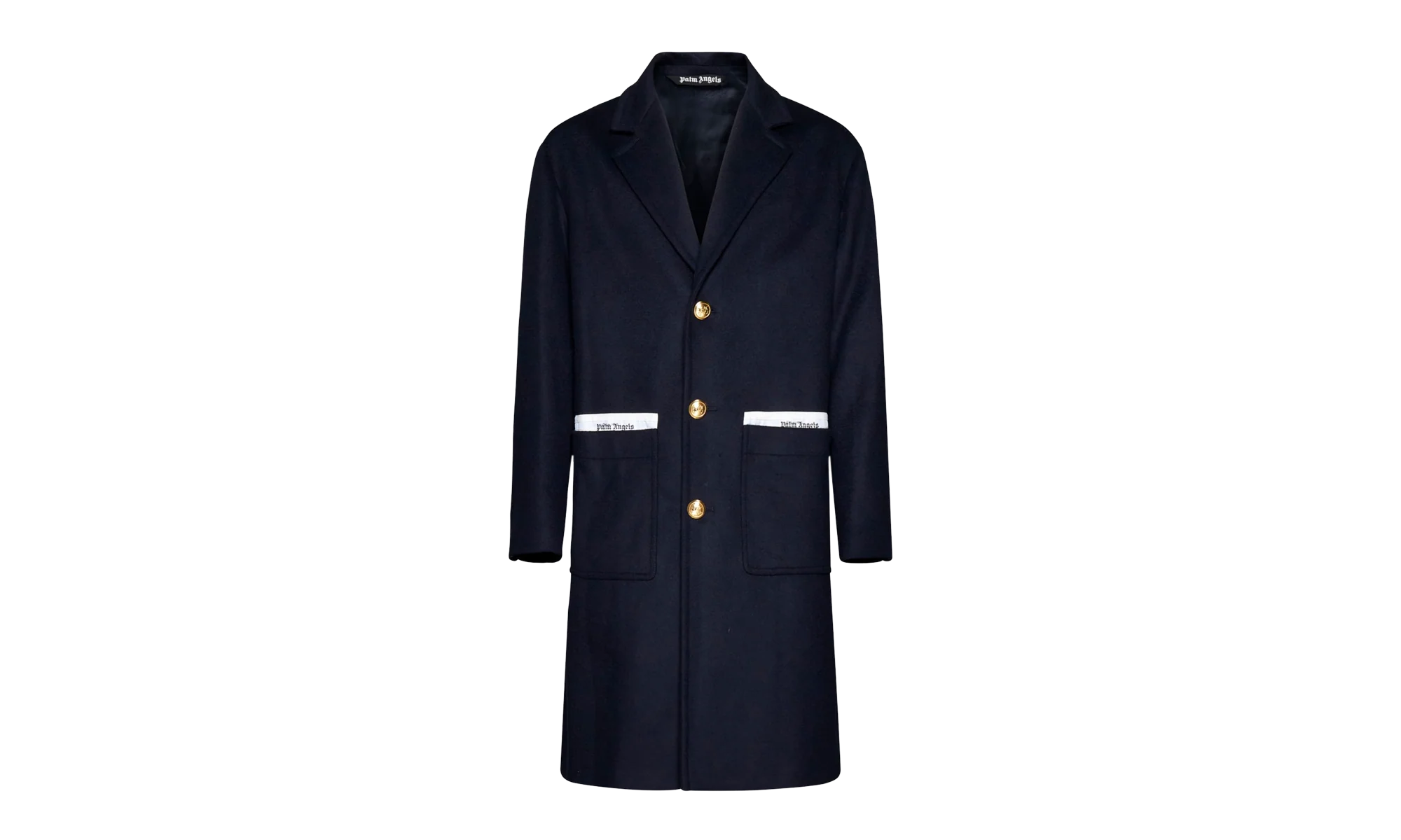 Sartorial Tape Button-up Coat "Navy" PMER016E23FAB0014603