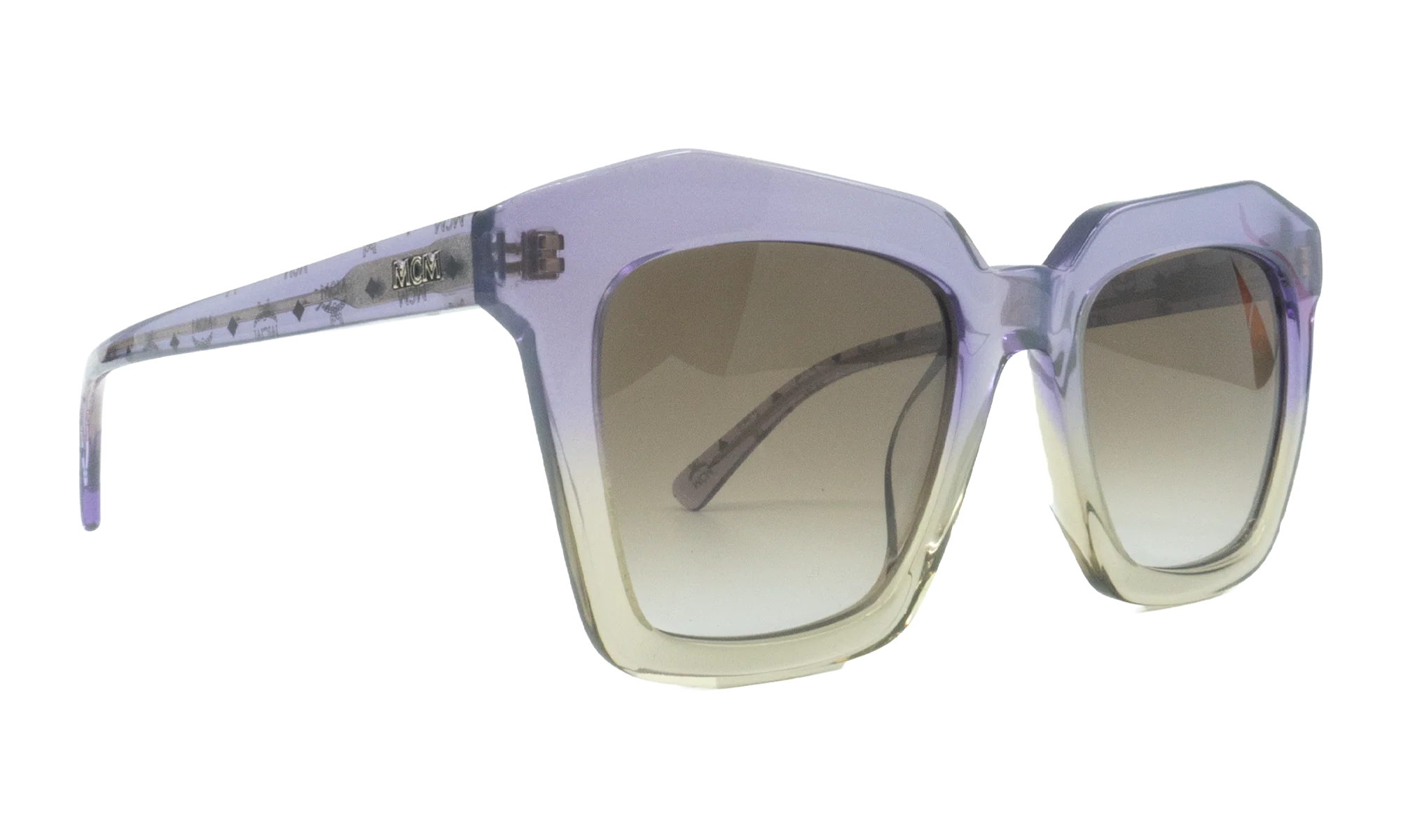 Cat Eye Sunglasses "Purple/Sand" MCM654S-512