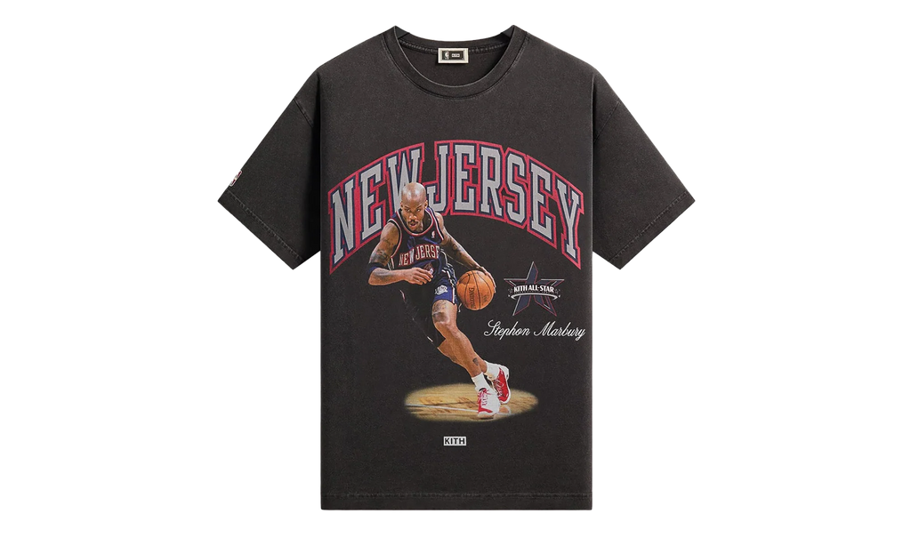 NBA All-Star NJ Nets Stephon Marbury Tee "Black" khm034970 001