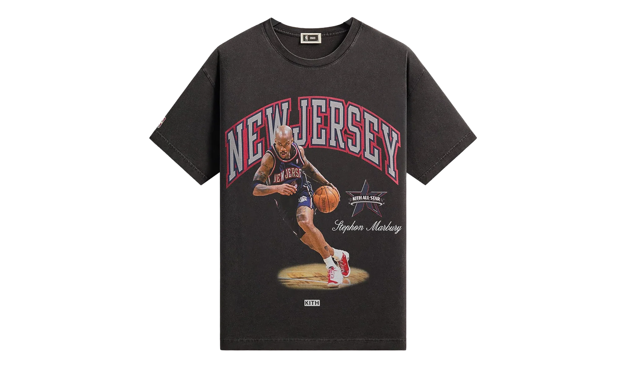 NBA All-Star NJ Nets Stephon Marbury Tee "Black" khm034970 001