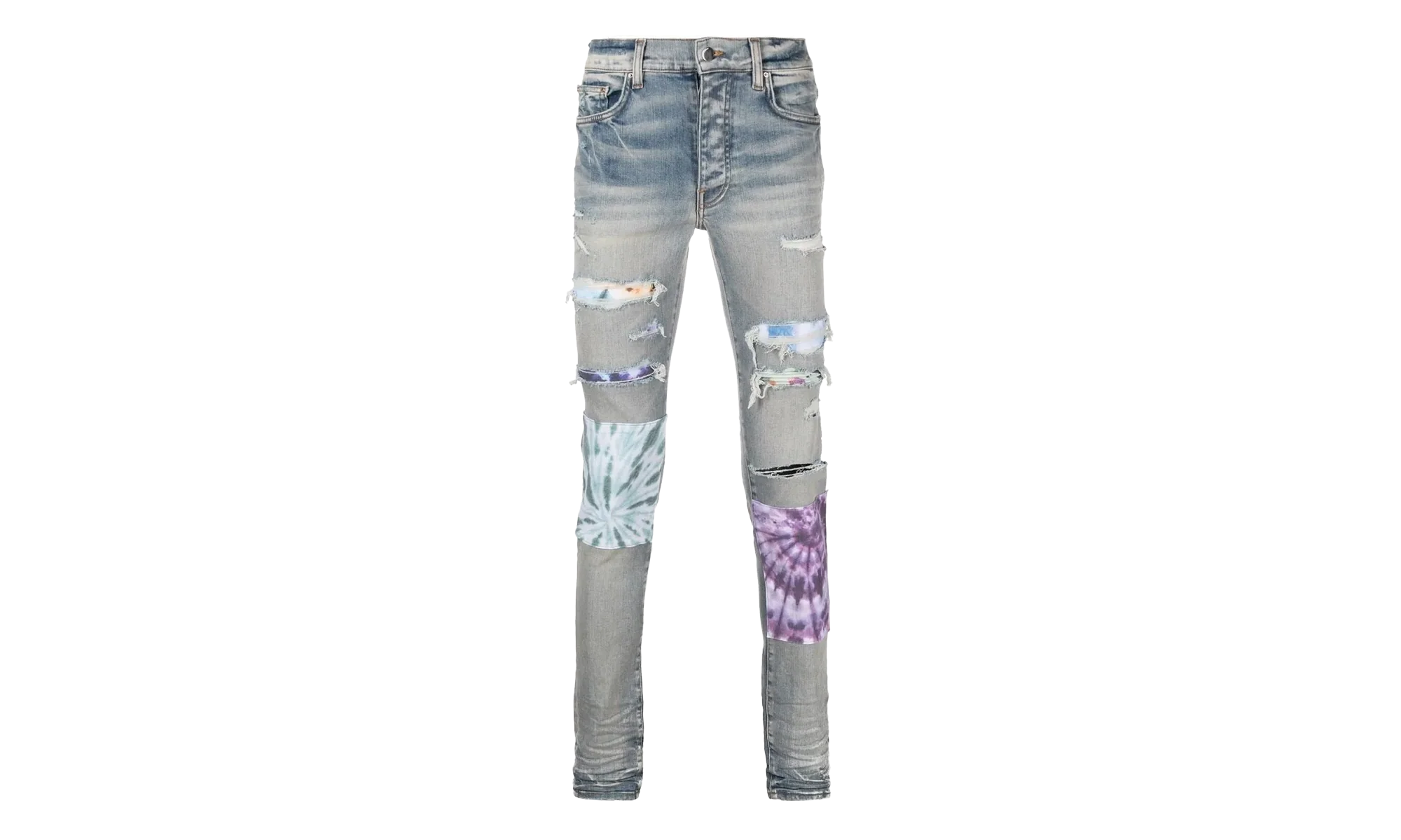 Tie Dye Art Patch Jeans "Original Indigo" MDS024 405