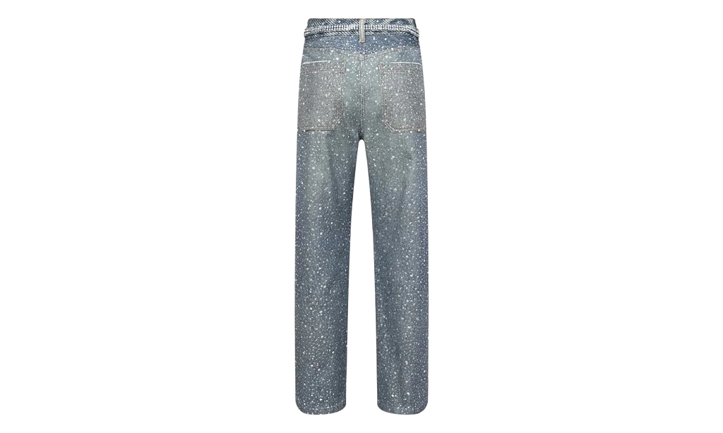 3D Printed Washed Swarovski Diamond Jean "Blue" BC24SSPT05 BLUE