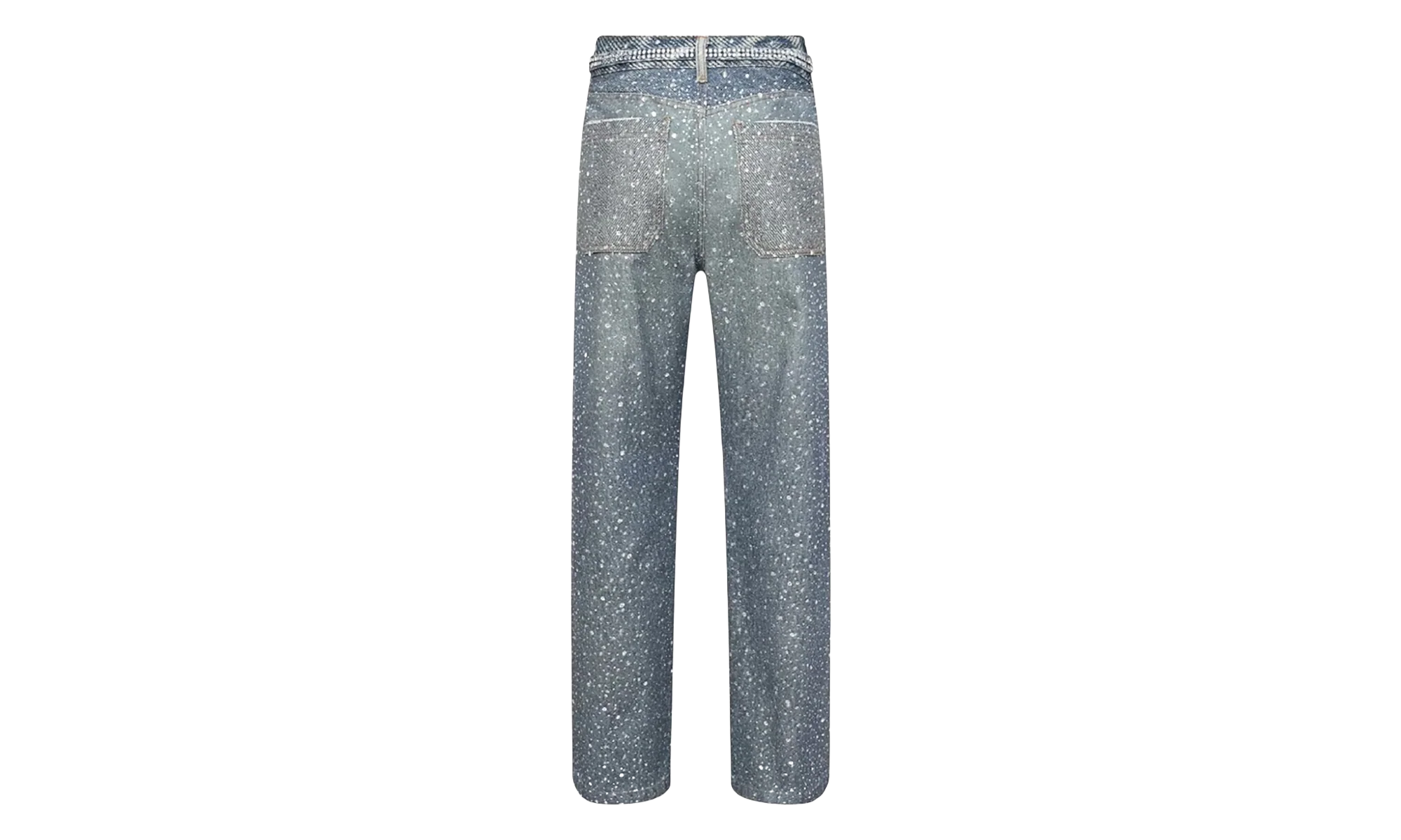 3D Printed Washed Swarovski Diamond Jean "Blue" BC24SSPT05 BLUE