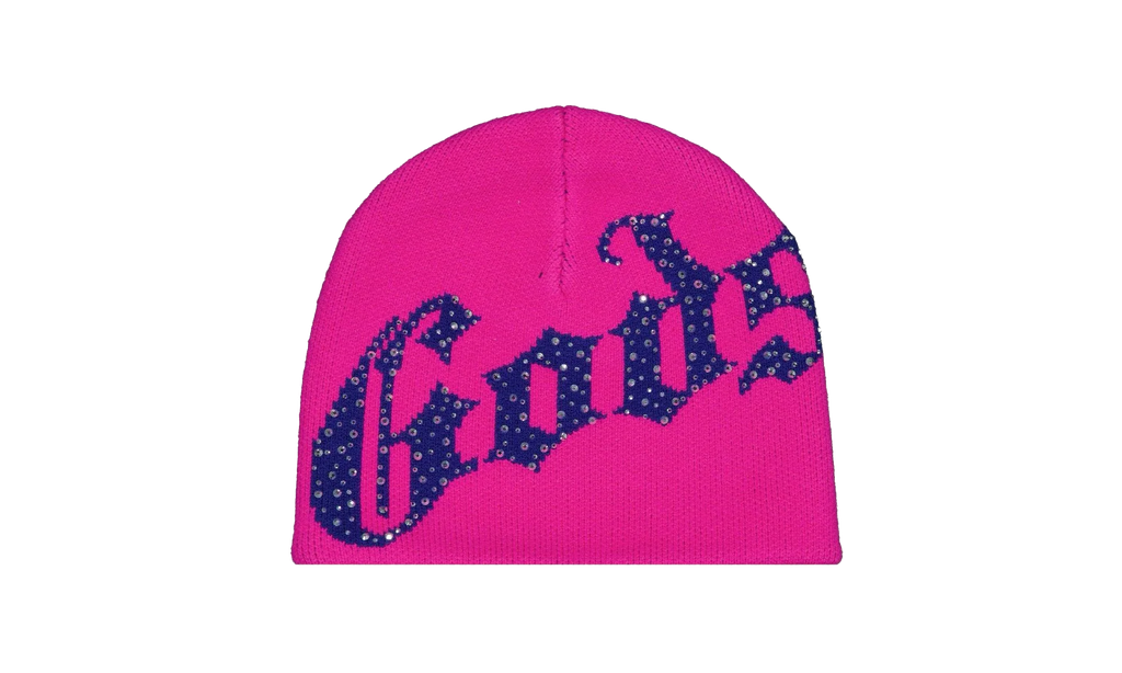 OG Logo Studded Beanie "Fuchsia / Purple" CUFSXHUM