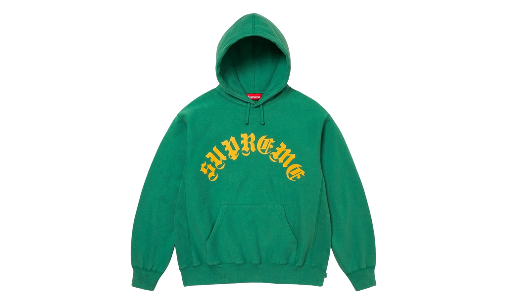 Printed Arc Hooded Sweatshirt "FW24 - Light Pine" SU26925