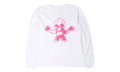 FOTI Long Sleeve T-Shirt "White / Neon Pink" CHRM0918