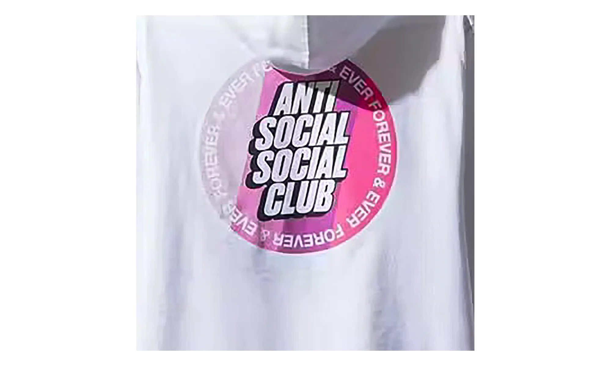 Forever and Ever Circle Logo Hoodie "White" ASSC019