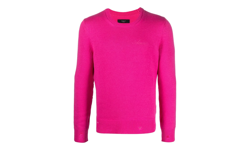 Destroy and Repair Crewneck Sweatshirt "Pink" MKL030 651