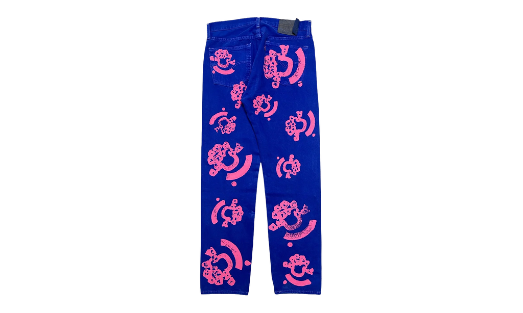 Bstroy Levi’s 501 Cotton Wreath Logo Jeans "Blue/Pink" DT372