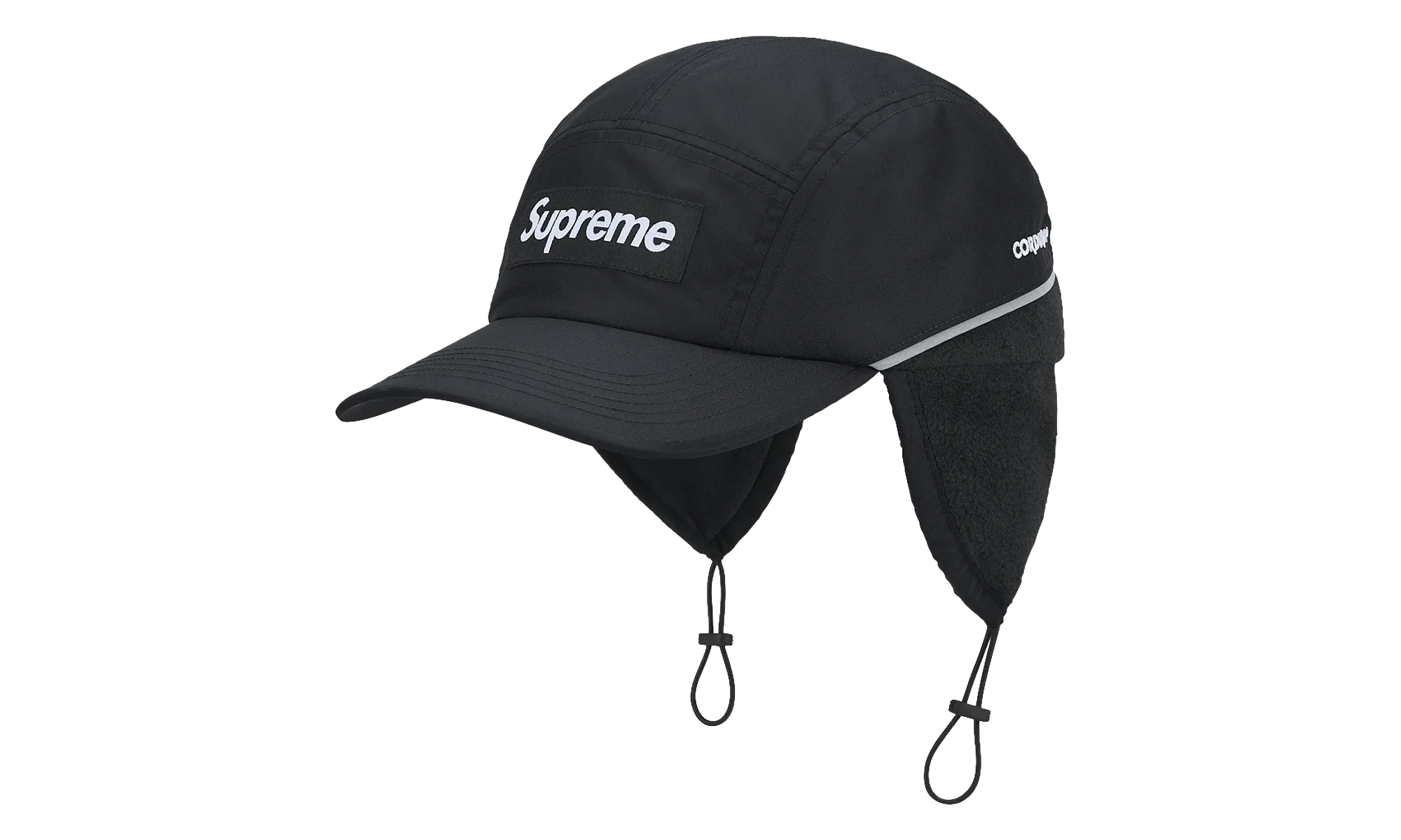 Polartec® Lined Packable Earflap Camp Cap "FW25 - Black" SU26946